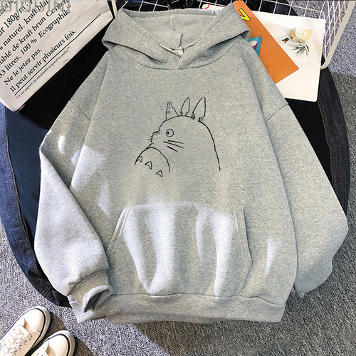 Anime Japonés Kawaii Totoro Sudadera Con Capucha Gráfica