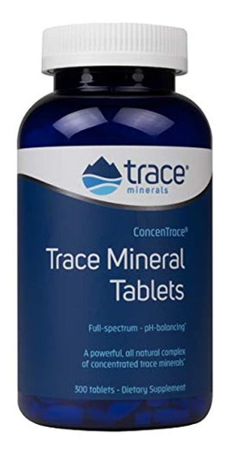 Trace Minerals Research Trace Minerales Tabletas Minerales,