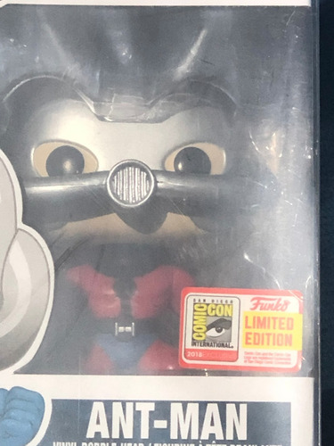 Imagen 2 de 6 de Funko Pop Marvel Ant Man Comic Con 2018 Coleccionable Protec