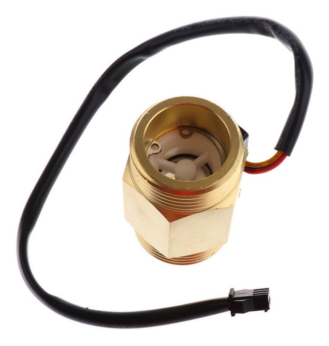 Imagen 10 de 10 de 4pcs Sensor De Flujo De Agua Rosca G1 De Cobre Con