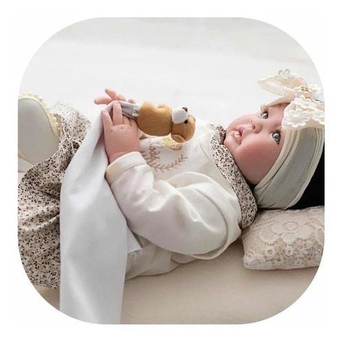 Imagem 6 de 9 de Bebe Reborn Original Silicone Barata Boneca Bolsa Princesa