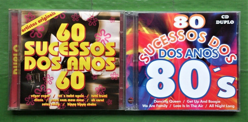 Cd 60 Sucessos Dos Anos 60 + Anos 80's = São 2 Cds Duplos