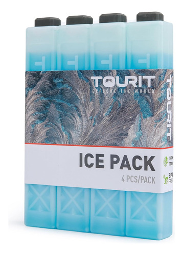 Bolsas De Hielo Reutilizables Para Cooler, Azul, Paquete De