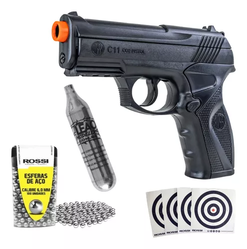 Airsoft Pistola Wingun Rossi C11 Co2 6mm Novas!!!