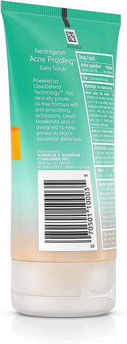 Neutrogena Acné Corrección Daily Scrub Facial Con Ácido Sali