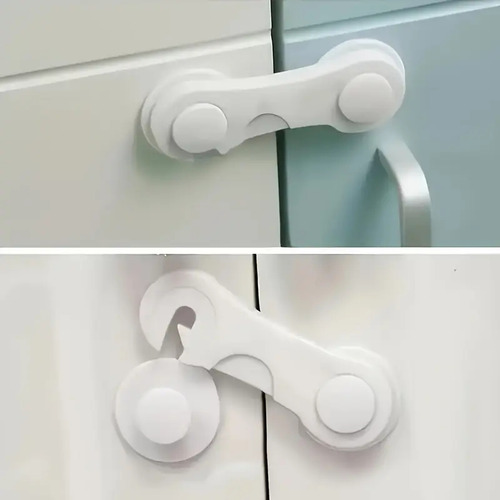 10 Seguros Rigidos De Proteccion Dedo Niños Cajones Puerta