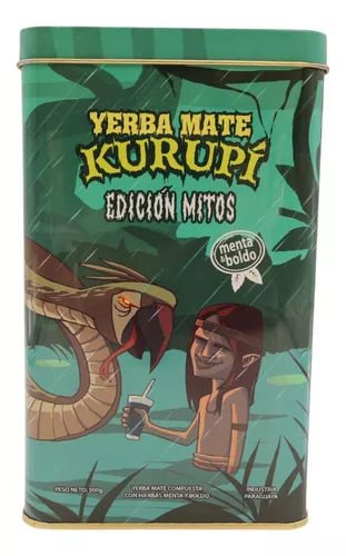 Yerba kurupi Menta y Boldo Edición Mitos - Lata de 500 gr