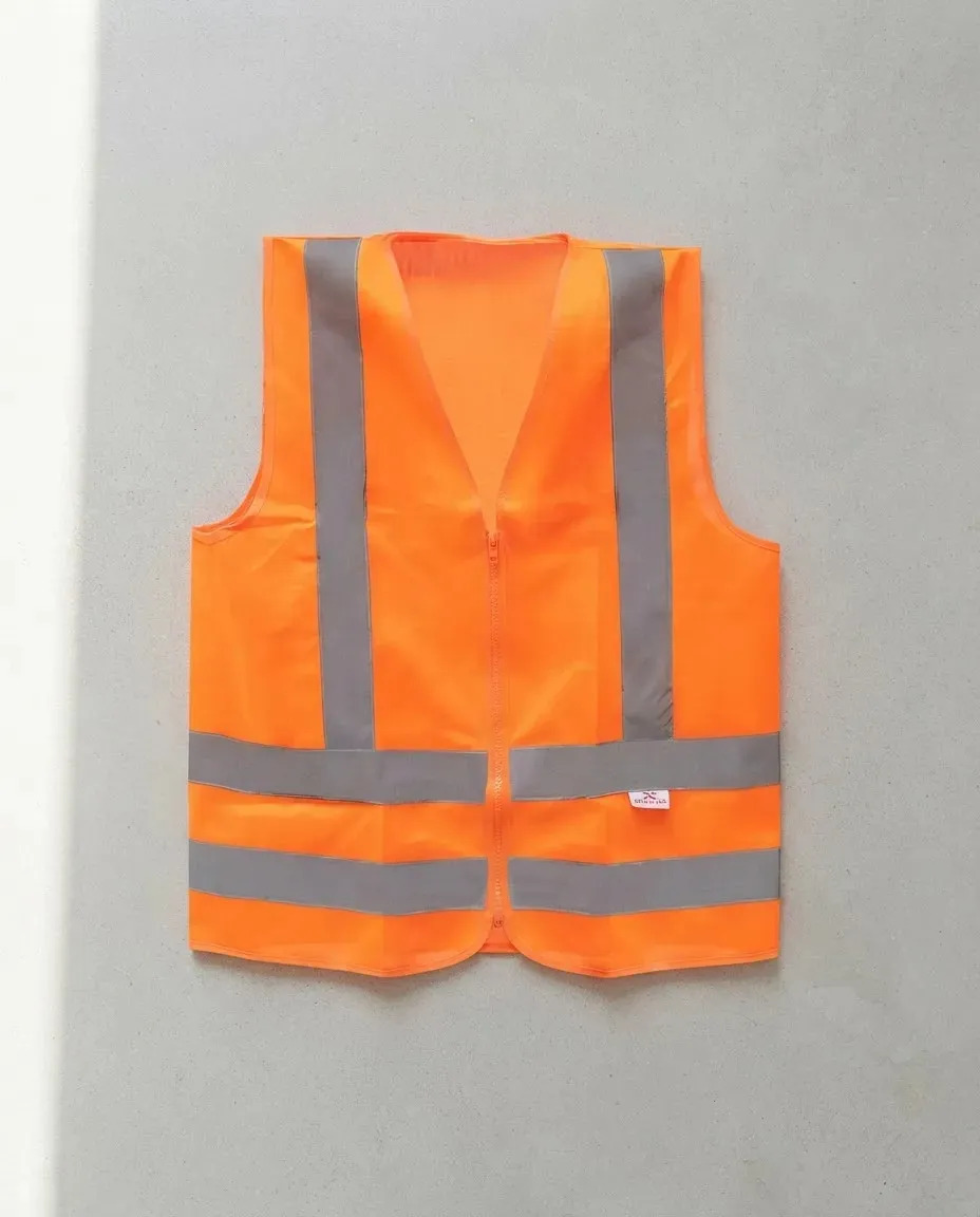 Colete Refletivo Steelflex S/ Bolso Cor Laranja Segurança