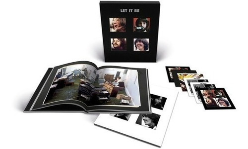 Conjunto de caixas de áudio Blu-ray Let It Be Super Deluxe de 5 CDs dos Beatles