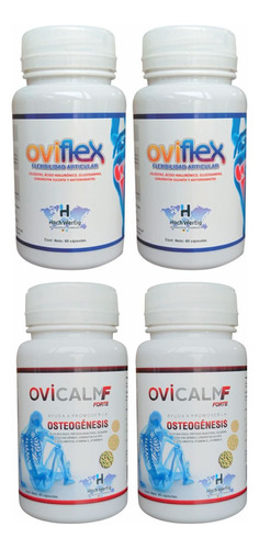 2 Oviflex + 2 Ovicalm Forte | Flexibilidad Y Huesos Fuertes