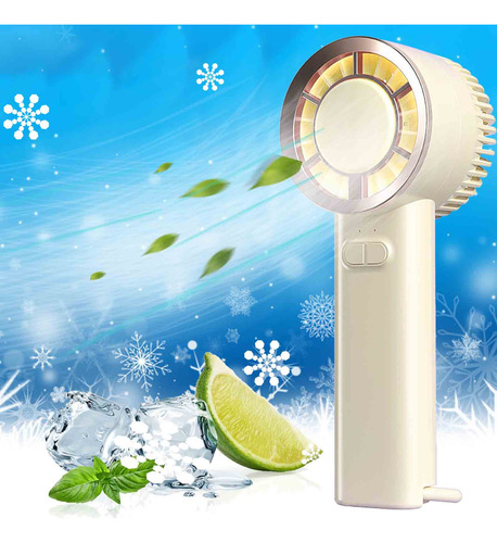 Ventilador De Mano E Con Carga Usb Portátil Para Estudiantes