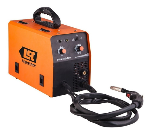 Imagen 5 de 9 de Soldadora Inverter Mig Lusqtoff Iron Mig 100 + Mascara 4 Esc