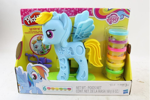 My Little Pony Play-doh Rainbow Dash Style Salon Peinados