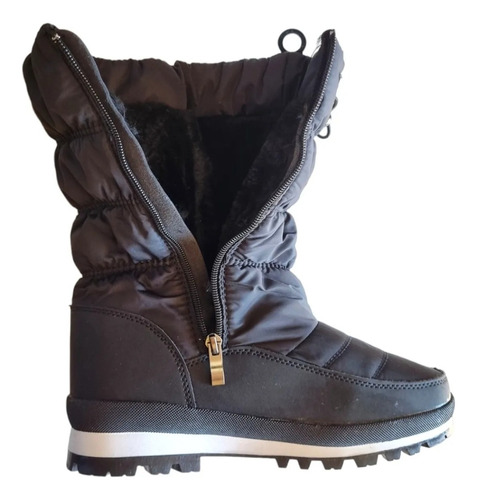 Botín Térmico Impermeable Forrado Con Chiporro Mujer - Nieve