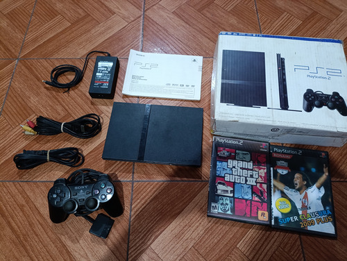 Playstation 2 Slim En Caja Negro (Usado)
