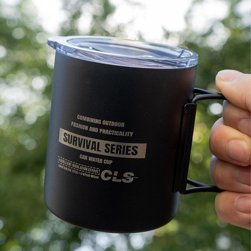 Taza De Camping, Taza De Camping Con Aislamiento Al Vacío,