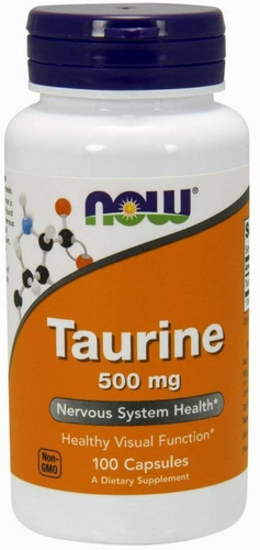 Taurina 500mg / 100 Capsulas Now 
