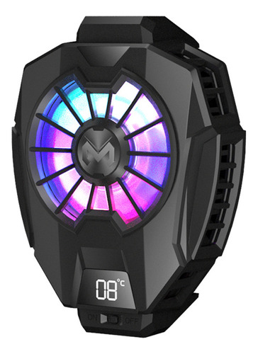 Enfriador De Telefono Ventilador Rgb Cooler Gamer Dl05