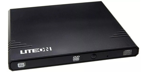 Quemador Dvd Externo Liteon 8x Usb 2.0 Slim Negro Ebau108