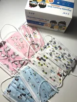 Comprar Barbijos Descartables Tricapa Para Niños X 50 Unidades
