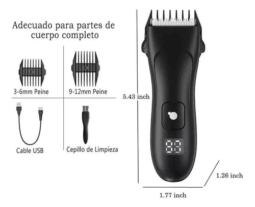 Aparador De Pelos Corpo, Virilha Prova D'agua Intimo Sem Dor