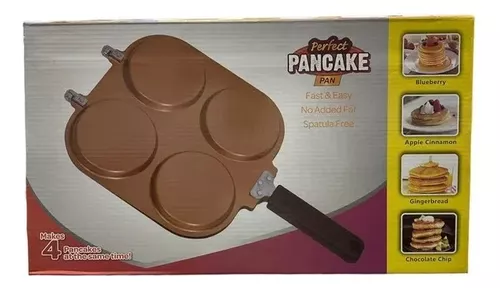 Sartén Pancakes RAVELLI Antiadherente 4 Moldes Redondo