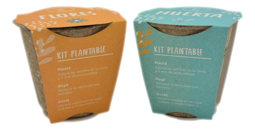 Imagen 2 de 5 de Combo Eco Kit De Siembra Flores Y Huerta Fundación Garrahan