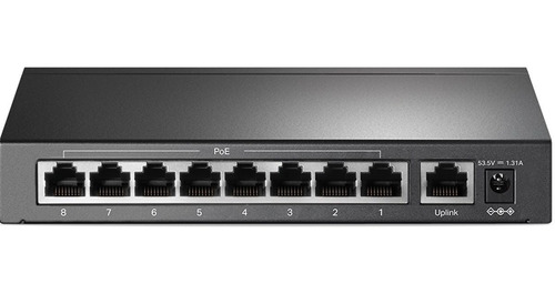 Imagen 3 de 6 de Switch Tp-link Tl-sf1009p 9 Puertos 10/100 8 Port Poe+