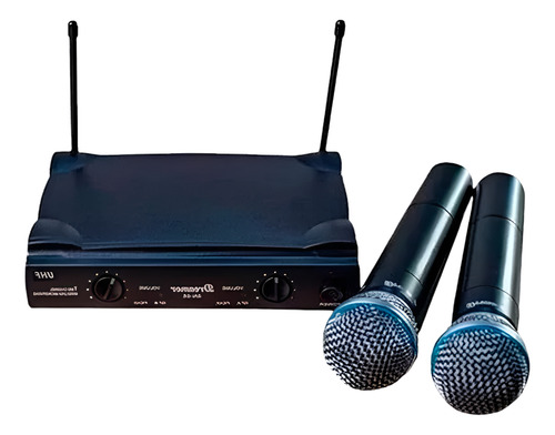 Microfone Dreamer Sem Fio Sn-58 De Mão Duplo