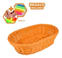 Comprar Canastilla Util De Alimentos 40x30x7 Y+post-it Adhesivos