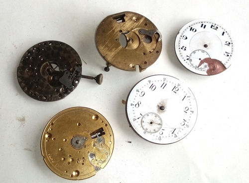 Maquinas De Relojes De Bolsillo P/repuestos O Reparar M63