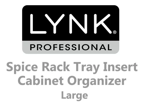 Lynk. - Organizador profesional para especias, deslizante, organizador de  alacena.