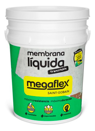 Membrana Liquida Transitable Para Techos 10kg Megaflex