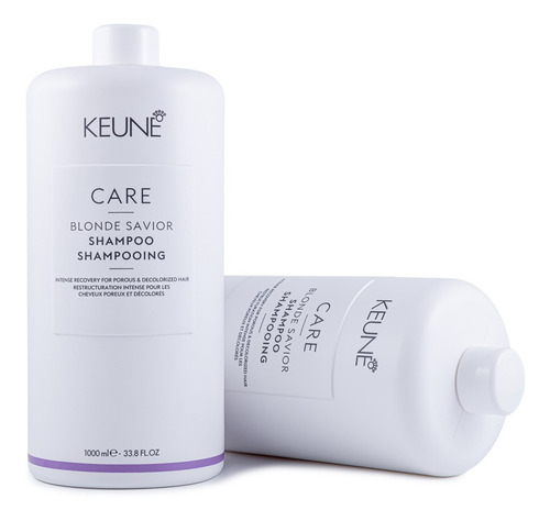 Keune Care Blonde Savior Shampoo 1lt Para Fios Descoloridos