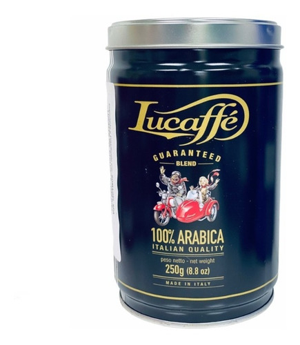 Café Lucaffe Tarro Negro Mr Exclusive 250gr Grano Molido