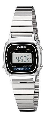 Reloj  Para Dama Casio Digital  Alarma Diaria Y  Brazalete