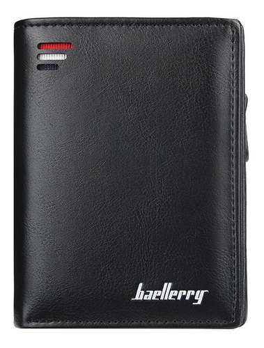 Portadocumentos Baellerry para hombre, vertical, grande, color negro