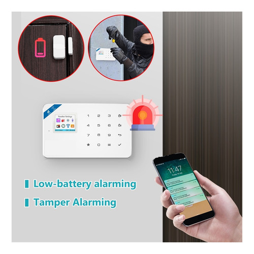 Wifi Alarma Inteligente Gsm Wifi Tuya De Alarma De Casa
