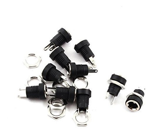 Urbest 15pcs 2.1mm X5.5mm 2 Pines Dc Power Jack Hembra Conec