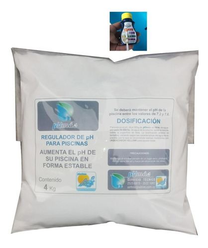 4 Kg Regulador De Ph (ph+) - Alcalinizante Para Piscinas 