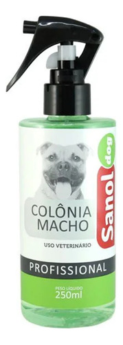 Colonia Perfume Pet Para Cão E Gato Sanol Dog Macho 250ml