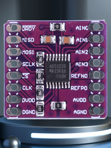 Ads1220 Adc I2c Conve Analógico A Digital De 24 Bits De Bajo