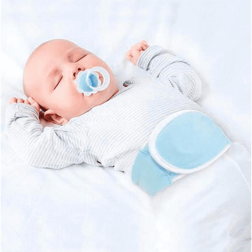 Imagem 1 de 7 de Cinta Térmica Para Cólica Bebe Com Bolsa De Gel Gases Buba