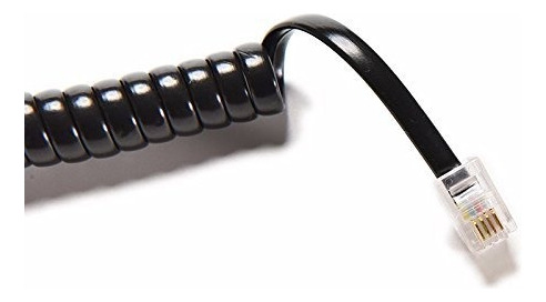 Cable Extension Espiral Telefonico Para Auricular 4.5 Metros