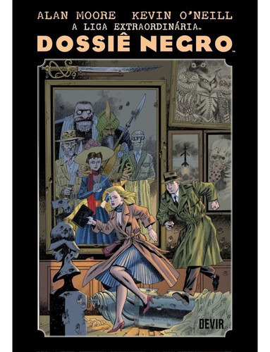 A Liga Extraordinária Dossiê Negro, De Moore, Alan. Série Não Aplica, Vol. Não Aplica. Editora Devir Livraria, Capa Mole Em Português