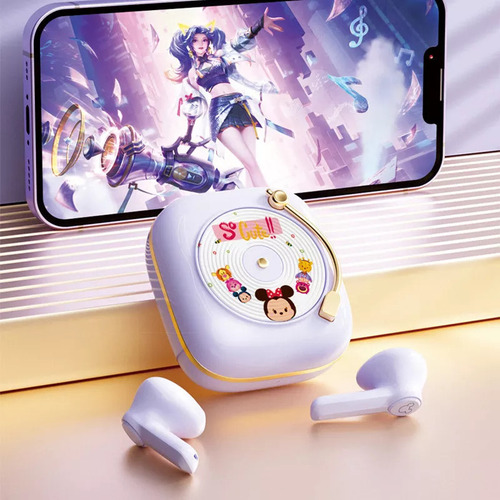 Auriculares Inalámbricos Bluetooth Tws Retro Cd