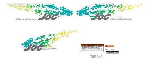 Faixa Adesiva Yamaha Jog 50cc 1997 Branca Cinquentinha