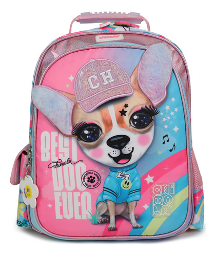 Mochila Espalda 14 Pulgadas Chimola Infantil Niños Escolar Color Dog Diseño De La Tela Estampado