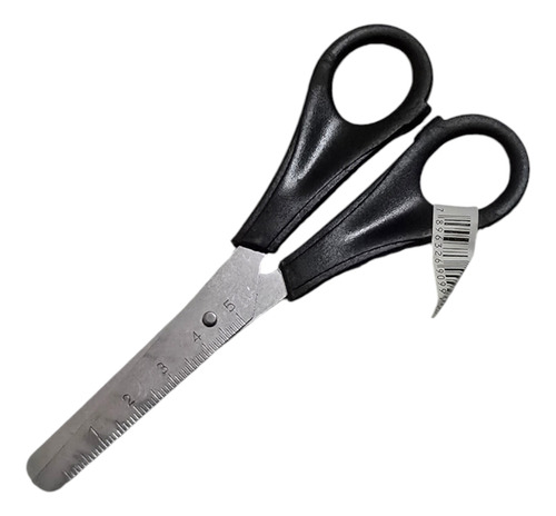 Tesoura Escolar Cis Ks96 S/ponta 13,5cm C/ Régua Infantil