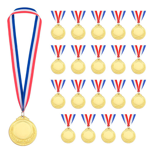 20 Medallas Deportiva Metálica C/cinta 5 Cm / Forcecl